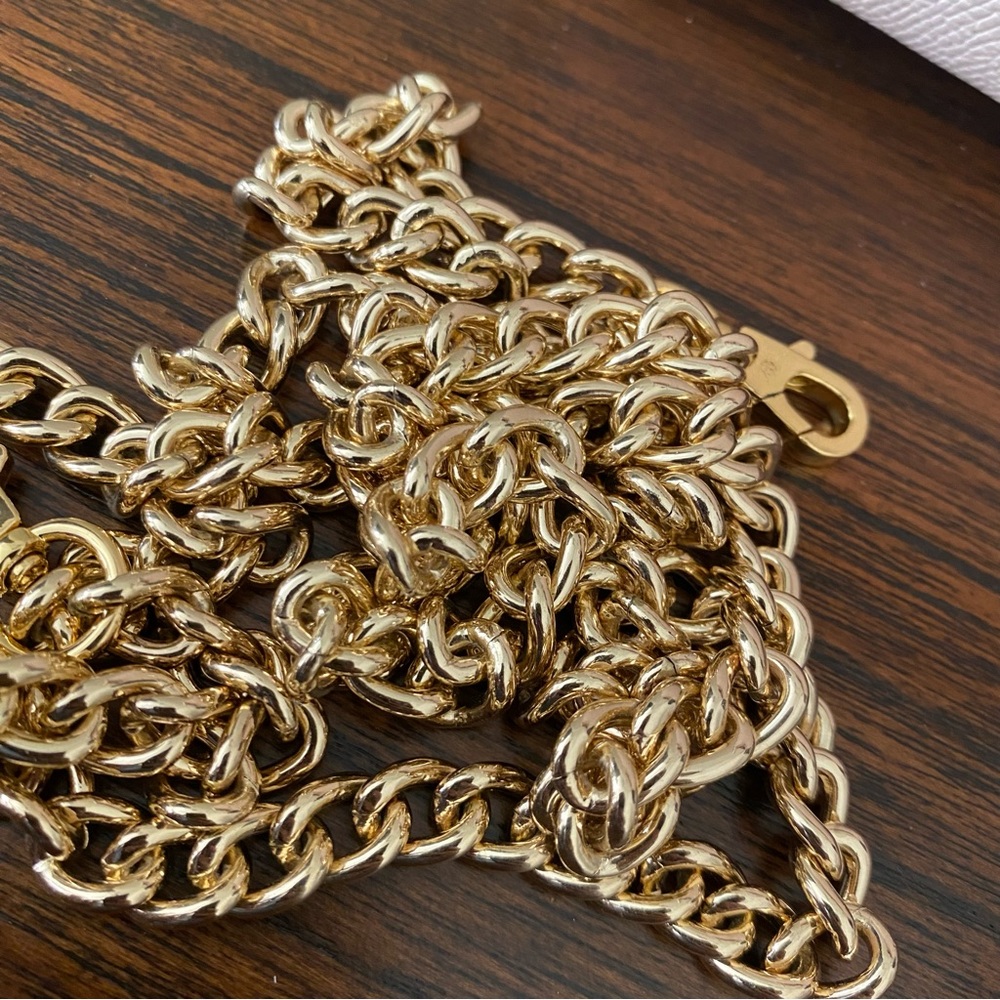 HOUSE OF HELLO Epsom Light Pink Leather Gold Satchel Bag Crossbody Dual Strap B4 - Picture 9 of 11